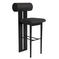 Hippo Bar Stool Black