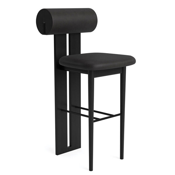 Hippo Bar Stool Black