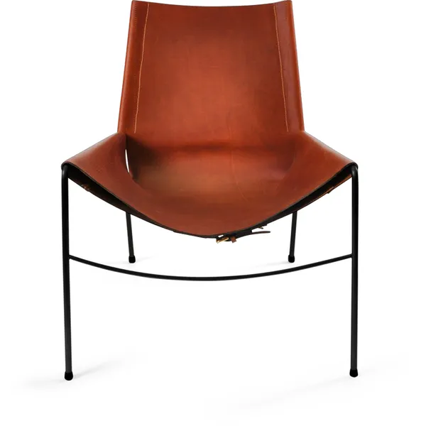 November Chair Black Frame Leather Black