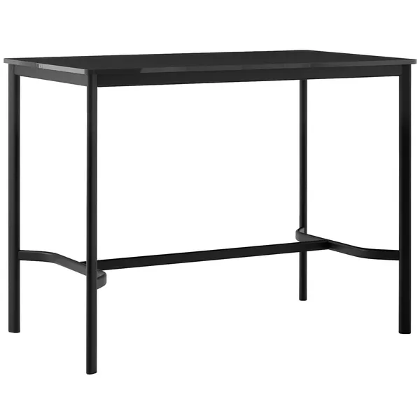 Drip HW114 Barbord 80x140x105 cm Sort Laminat / Bronzefarvet