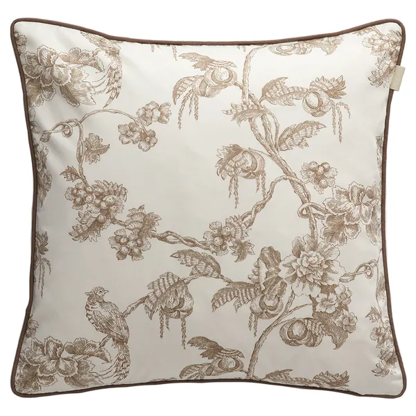 Sateen Tree Print Pude 50x50 cm Taupe Beige