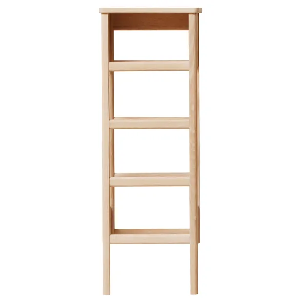 A Line Kenkähylly 35 cm Valkoöljytty Tammi