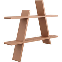 A-Shelf Vägghylla L Bok Mocka