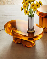 Soda Coffee Table 70x45 cm Amber