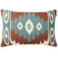 Laya Putetrekk 40x60 cm Terracotta / Sky Blue