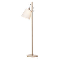 Pull Gulvlampe Hvit / Eik
