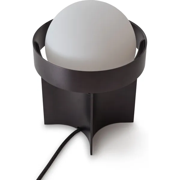 Loop Table Lamp with Sphere IV Dark Grey