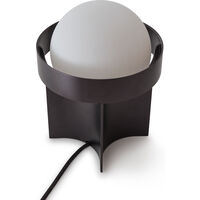 Loop Table Lamp with Sphere IV Dark Grey