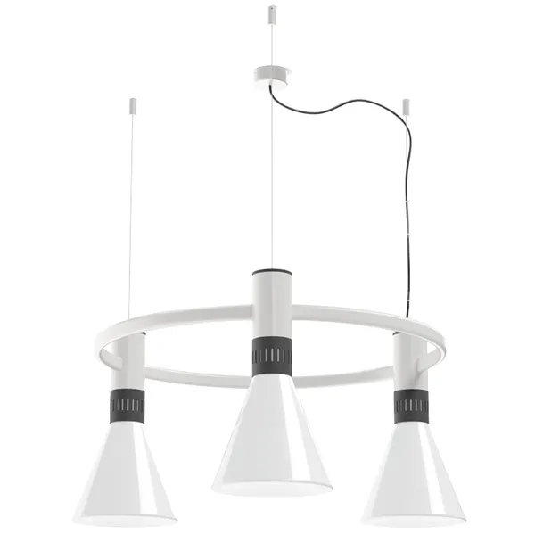 Cono Pendel Ø78 Hvid