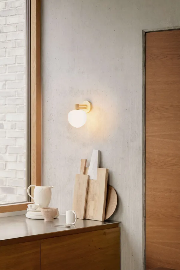MEMOIR 120 Vägglampa Mässing