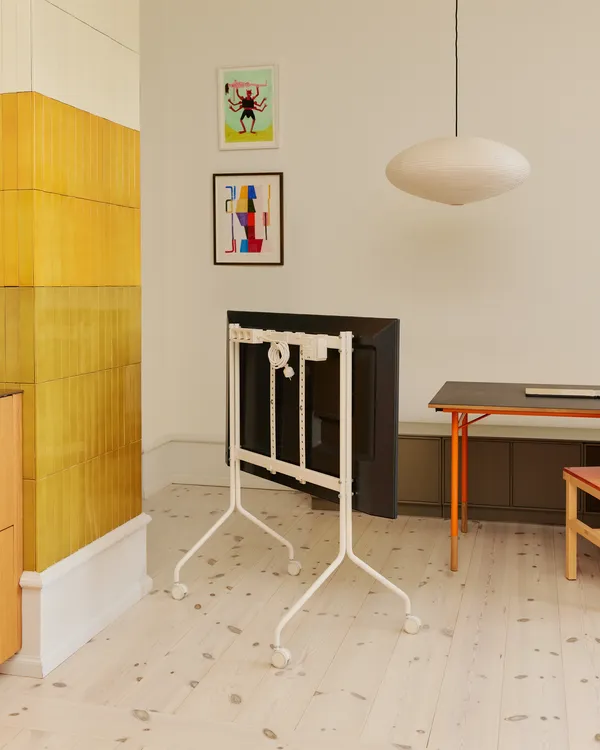 Moon Rollin' Tv Stand Pearl