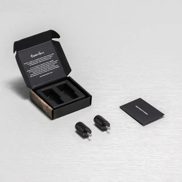 Cross Knopp 2-pack Svart