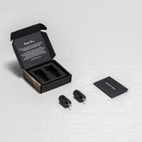Cross Knopp 2-pack Svart