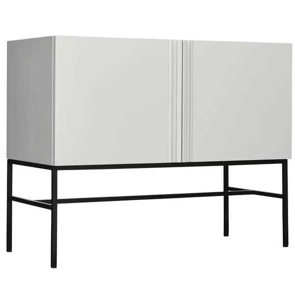Boss Cabinet With Two Doors Grey Stained