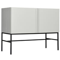 Boss Cabinet With Two Doors Grey Stained