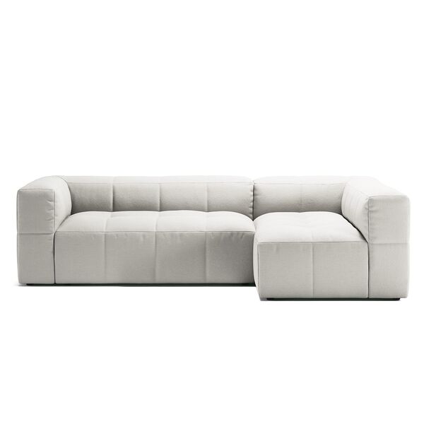 Mure 3-Personers Sofa Med Divan Højre Steam White