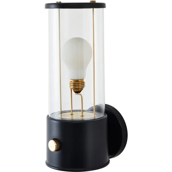 The Muse Wall Lamp Hackles Black