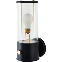 The Muse Wall Lamp Hackles Black