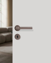 Helix 200 Plain Door Handle Dark Bronze