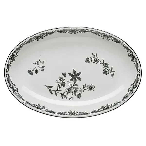 Ostindia Black Serveringsfat 33x22 cm