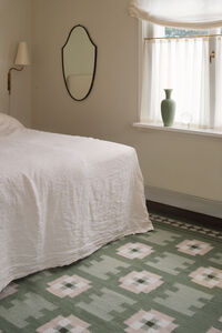 Röllakan Selma Uldgulvtæppe 180x270 cm Sage