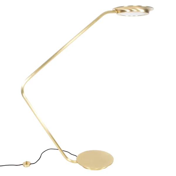 Modernist Floor Lamp Lattiavalaisin Messinki