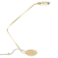 Modernist Floor Lamp Lattiavalaisin Messinki