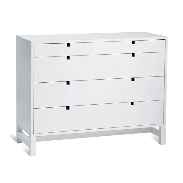 Falsterbo Chest Of Drawers 4 Drawers White Lacquer