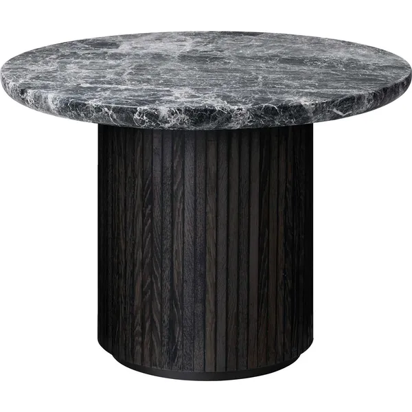 Moon Sofabord Rundt Ø60 x H45 Brown Black / Gråt Marmor
