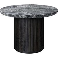 Moon Sofabord Rundt Ø60 x H45 Brown Black / Gråt Marmor