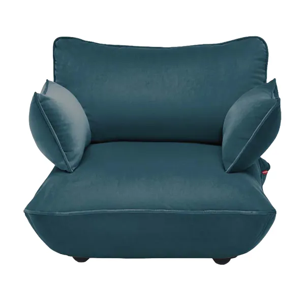 Sumo Armchair Velvet Petrol