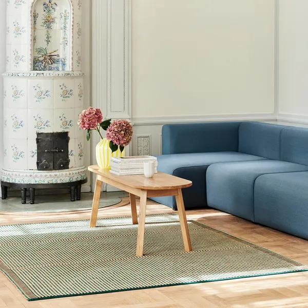 Tapis Teppe 80x200 cm Grønn / Svart