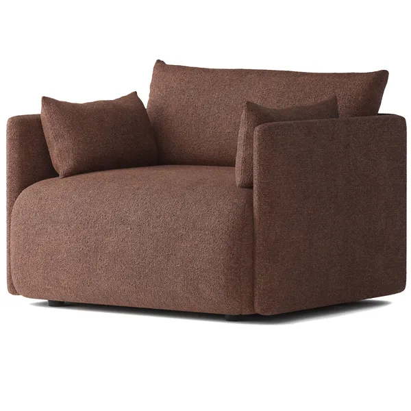 Offset Lenestol Bouclé Beige