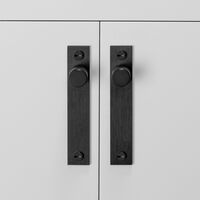 Cross Plate Knopp 2-pack Svart