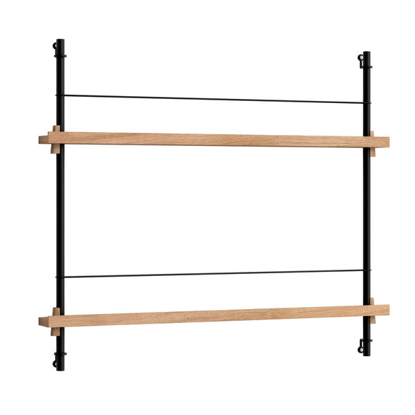 Magazine Hylle 73x85 cm Eik/Sort