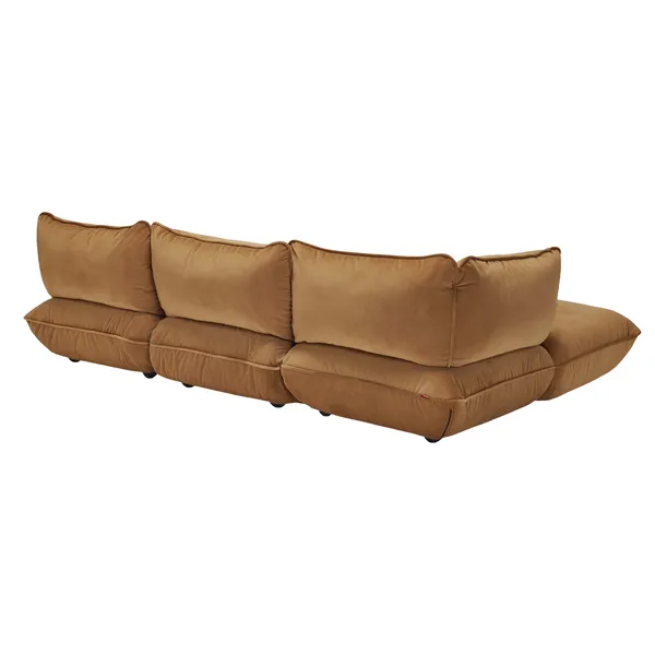 Sumo Hjørnesofa Fløyel Almond