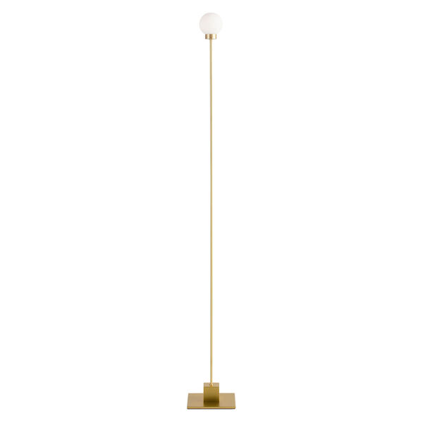 Snowball Floor Lamp Brass