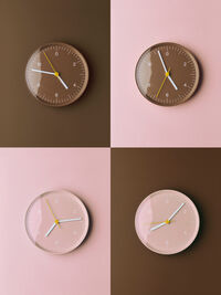 Wall Clock (Recycled) Brown