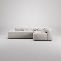 Grand Loungesofa 3-seters åpen ende Venstre Moon White