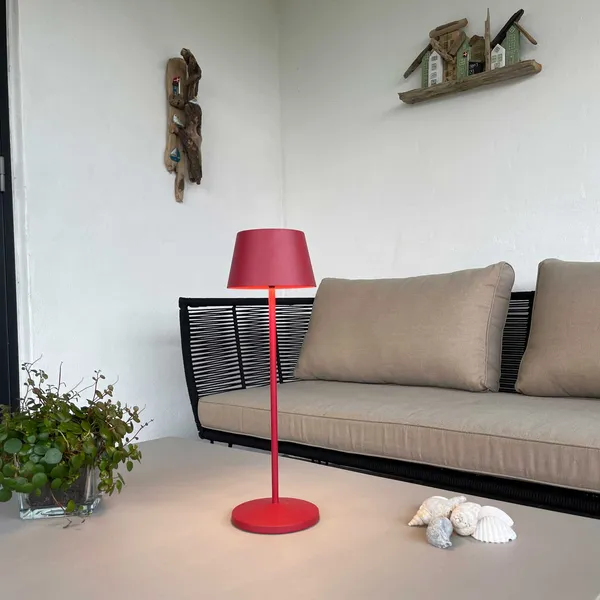 Modi Pöytävalaisin H358 cm Ruby Red