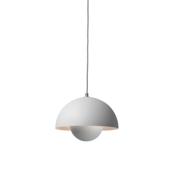 Flowerpot VP1 Riippuvalaisin Matt Light Grey