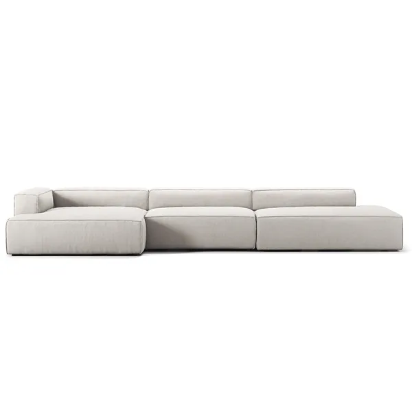 Grand 5-Personers Sofa åben ende Højre Moon White