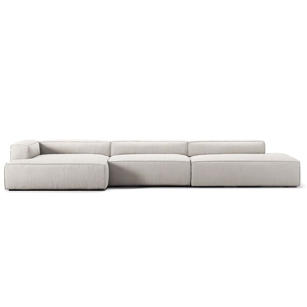Grand 5-Personers Sofa åben ende Højre Moon White