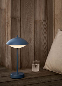 Clam Bordlampe Bærbar Dusk Blue