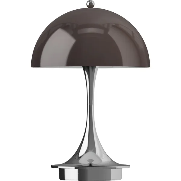 Panthella 160 Bordlampe Bærbar V3 Original Opal Brown