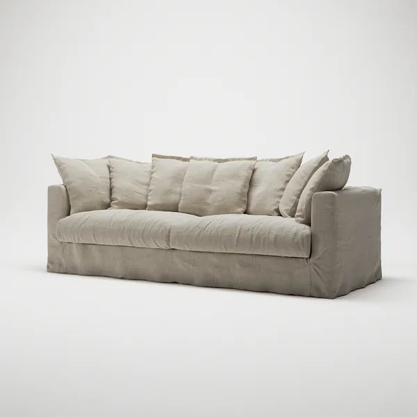 Le Grand Air 3-Personers Sofa Hør Natural Blonde