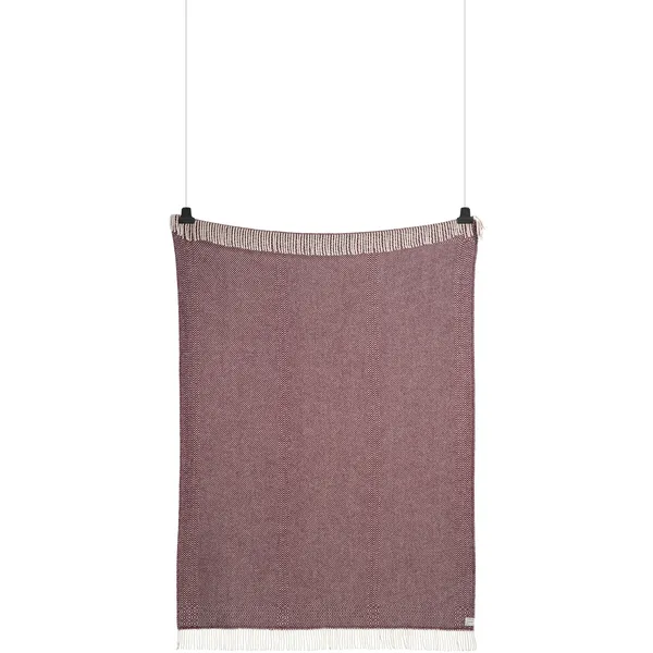 Kattefot Pledd 150x220 cm Burgundy