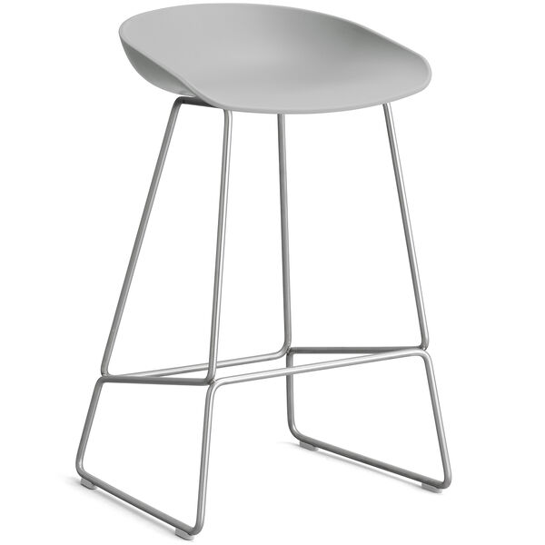 AAS 38 2.0 Barstol 65 cm Rustfrit Stål / Concrete Grey