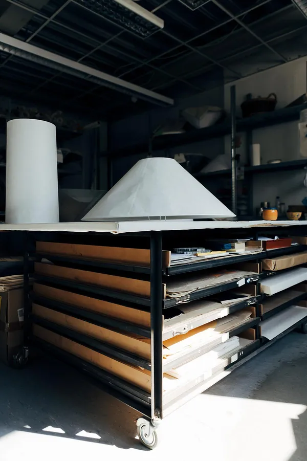 Lampampe Bordlampe Hvid