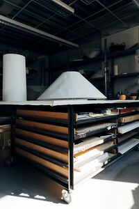 Lampampe Bordlampe Hvid